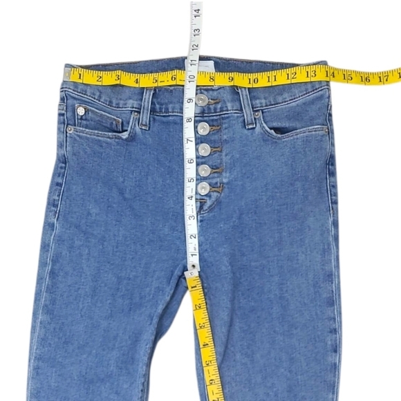 HUDSON Blair High-Rise Super Skinny Jeans in Sparrow Size 27 - Picture 9 of 12